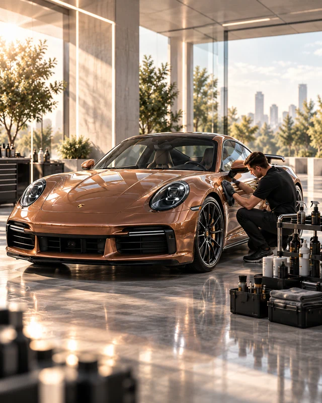 Комплексный детейлинг — уход за Porsche